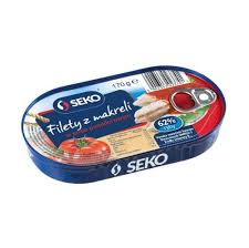 SEKO FILETY Z MAKRELI W SOSIE POMIDOROWYM 170G