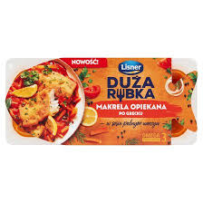 LISNER DUŻA RYBKA MAKRELA SOS GRECKI [200G*6]