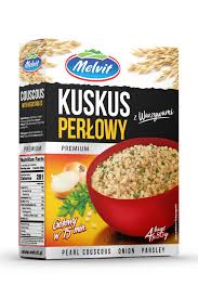 MELVIT KUSKUS PERŁOWY Z WARZYWAMI 4*80G