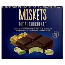 TR MISKETS DUBAI CZEKOLADA CIEMNA PISTACJA Z KADAYIF 100G