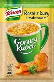 KNORR GORĄCY KUBEK ROSÓŁ Z KURY Z MAKARONEM [12G*40]