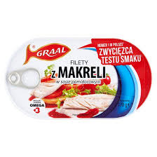 GRAAL FILET Z MAKRELI W POMIDORACH [170G*15]