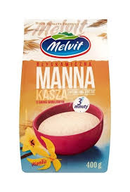 MELVIT KASZA MANNA BŁYSKAWICZNA WANILIOWA 400G
