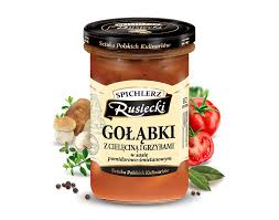 RUSIECKI GOŁĄBKI Z CIELĘCINĄ I GRZYBAMI W SOSIE POMIDOROWO-ŚMIETANOWYM 470G