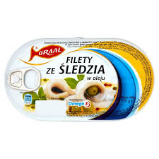 GRAAL FILET ŚLEDŹ W OLEJU [170G*15]