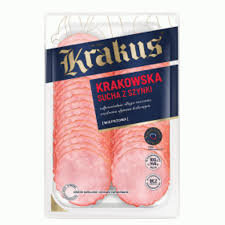 ANIMEX KRAKUS KIEŁBASA KRAKOWSKA SUCHA PLASTRY 2*40G [80G*10]