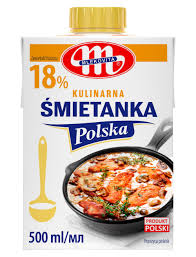 MLEKOVITA ŚMIETANA UHT 18% 500G