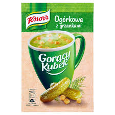 KNORR GORĄCY KUBEK OGÓRKOWA Z GRZANKAMI [13G*40]