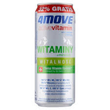 FOODCARE NAPOJ IZOTONICZNY 4MOVE 333ML WITAMINY+MINERALY PUSZKA*24