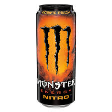 COCA-COLA MONSTER ENERGY NITRO COSMIC PEACH GAZOWANY NAPOJ ENERGETYCZNY 500 ML PUSZKA*12