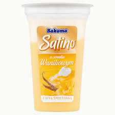 BAKOMA DESER MLECZNY Z BITA SMIETANA SATINO WANILIA 165G*20