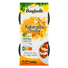 BONDUELLE KUKURYDZA ZŁOCISTA BONDUELKI 2*85G [170G*6]