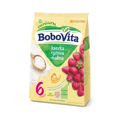 BOBOVITA KASZKA 180G RYZOWA MALINOWA (6MC)