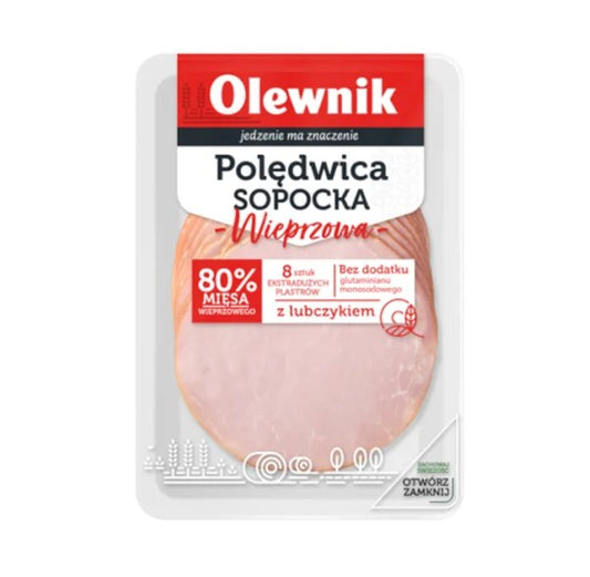 OLEWNIK POLĘDWICA SOPOCKA WIEPRZOWA 100G