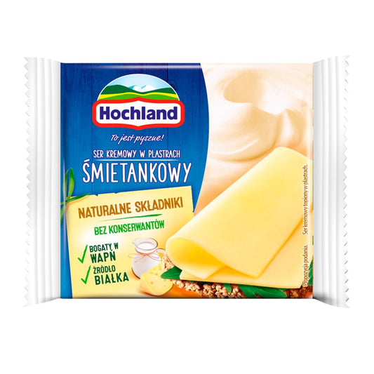 HOCHLAND SER TOPIONY PLASTRY ŚMIETANKOWY 130G