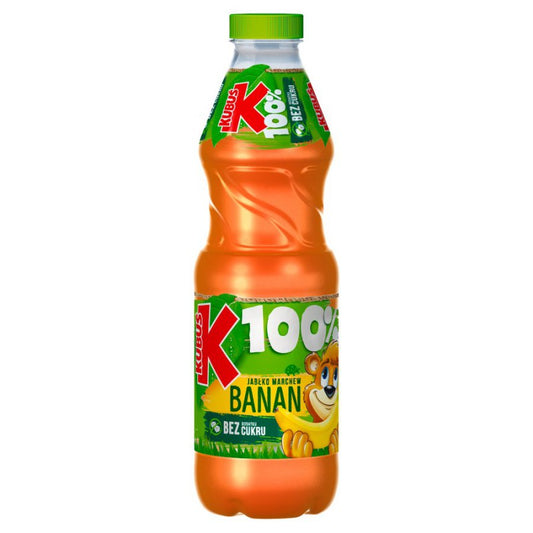 KUBUŚ SOK 100% BANAN JABŁKO MARCHEW 0,85L