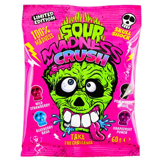 CUKIERKI SOUR MADNESS CRUSH 60G