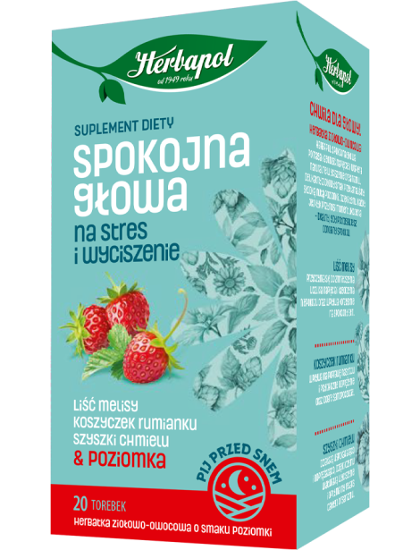 HERBAPOL HERBATA ZIOLOWA 20X1,5G SPOKOJNA GLOWA